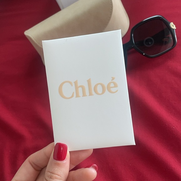 Chloe clover oversized sunglasses - Picture 5 of 12